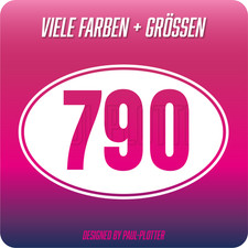 Startnummern Aufkleber