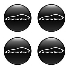 Irmscher Auto Emblem Sticker für Nabendeckel Radkappen Aufkleber Epoxy Logo