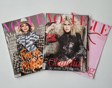2x VOGUE, 2 Magazine ☆ 08/2017 Birgit Kos ☆ 09/2017 Claudia Schiffer ☆