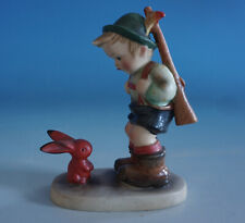 Alte Goebel Hummel Figur Jäger mit Hase Jägerlein Bub weidmannsheil (1123-041)
