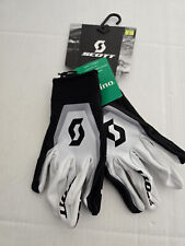 Scott Kinder Motocross / Fahrrad Handschuhe Größe L Schwarz Weiß