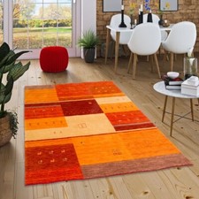 Natur Teppich Gabbeh Esta Rot