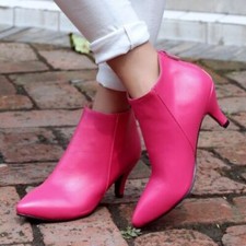 Damen Stiefeletten Spitz