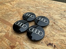 4x Nabendekel für Audi 69mm Schwarz neu A3 A4 A5 A6 A7 A8 Q3 Q5 Q7 Q8 Neu
