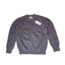Maison Margiela Herren schwerer Strickpullover grau Größe M