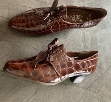 Brigitte von Servas Elegante Damenschuhe  Gr. 4,5 Echt Lack Leder Neu