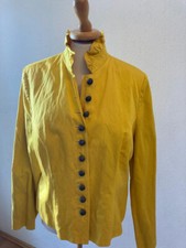 Edle Mothwurf Jacke gelb Tracht