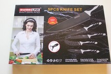 Messer-Set Swiss Line Switzerland 5-Tlg. +Schäler NEU  Antibakterielle