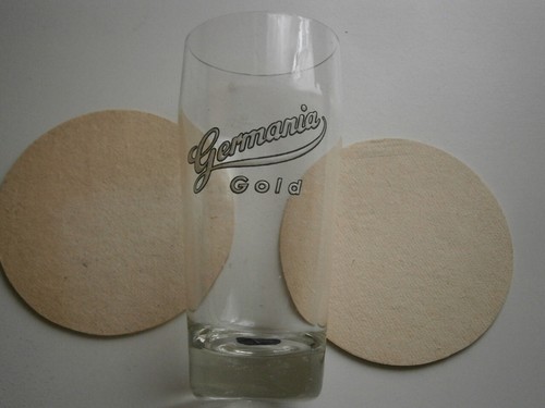Bierglas germania gold evtl - bierglas,