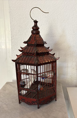 Chinesischer vogelkäfig - chinesischer,