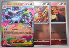 Mega glurak set glumanda - glurak, ex
