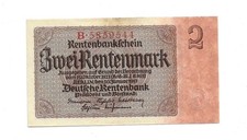 2 Rentenmark 1937 Ro. 167a