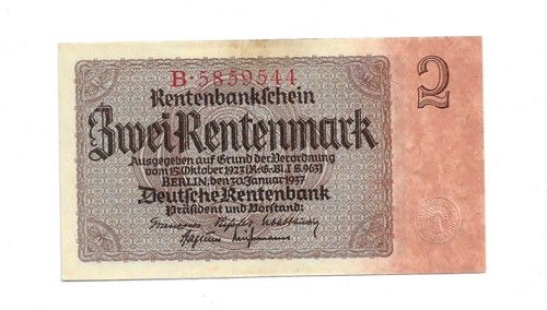 Rentenmark 1937 167a - 2,