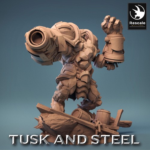 Stein golem tusk and - golem, c1