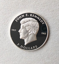 2 Silber-Dollars  Cook Islands