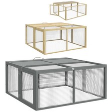 PawHut Kaninchenstall aus