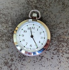 Ruhla Taschenuhr 60er DDR  Vintage Pocket Watch 5-17