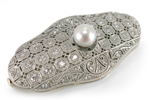 Antik brosche 1915 mit - antik,