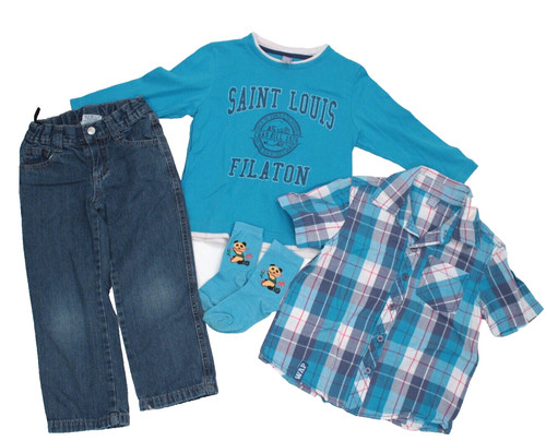 4tlg set jeans hose dopodopo - 4tlg,