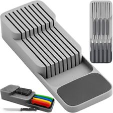 Küchen Messerblock Schublade Organizer Messerhalter Aufbewahrung für 18 Messer