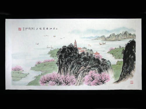 Chinesische malerei yangtse - malerei, "yangtse"