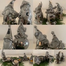 Windlicht Weihnachtsmann Teelichthalter Schneemann Tisch Deko Weihnachten Figur