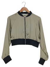 ZARA Damen Bomberjacke Oliv Gr. 36/S Casual Jacke