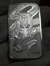 1 OZ plata 9999 Dragon 2025