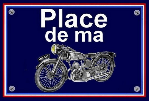 Plakette place ma monet - ",