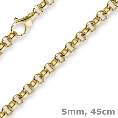 5mm kette collier - kette, erbskette