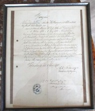 Altes Dokument von 1902 Im