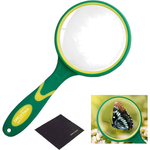 Handlupe 75mm glas - 5x,