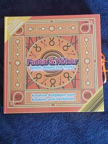 Knobelspiel faden und - knobelspiel, hölzer