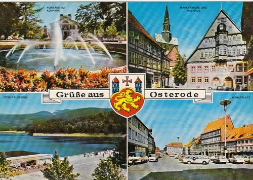 Osterode harz mehrbildkarte - osterode,, harz,
