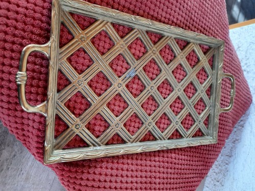 Altes messingtablett - altes,