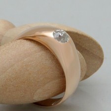 Ring Solitär Band Ring ca