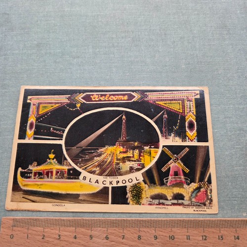 Alte postkarte blaскрооl - alte,