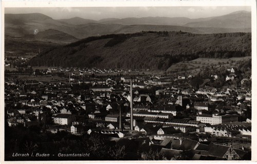 Cpa lorrach germany - ak,