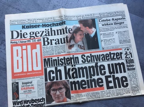 Bildzeitung bild 1993 - 01.02.1993, *