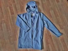 Jacke Outdoor Mädchen Gr. 146/152 tauben-blau Wind Regen Kapuze