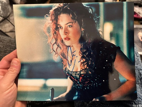 Kate winslet signed 10x8 - kate,