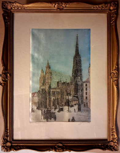 Farb radierung wien - farb-radierung, „wien