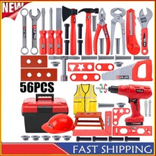 Werkzeugkoffer Kinder Werkzeug Werkzeugkasten Spielzeug Bohrmaschine Geschenke