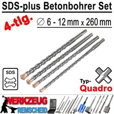 4-tlg SDS-plus Quadro