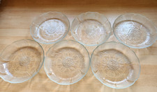 6 Dessertteller / Glasteller