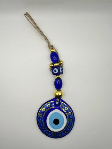 Nazar ornament hänger blau - ornament,