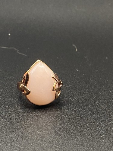 Großer tropfen ring rosa - großer,