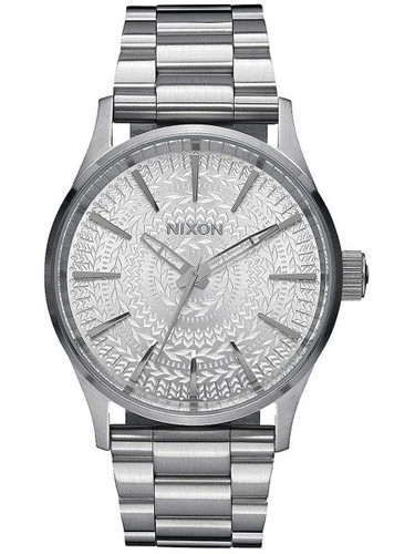 Nixon edelstahl armbanduhr uhr - edelstahl,