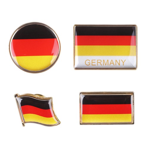 Anstecker set deutschlandfahne - anstecker,