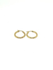 Struktur Creolen gold 18k